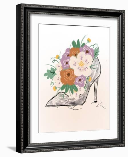 Floral Bloom Heel-Anna Quach-Framed Art Print