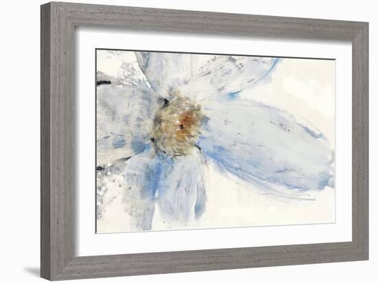 Floral Blue I-Tim O'toole-Framed Art Print