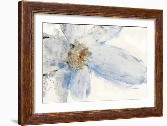 Floral Blue I-Tim O'toole-Framed Art Print