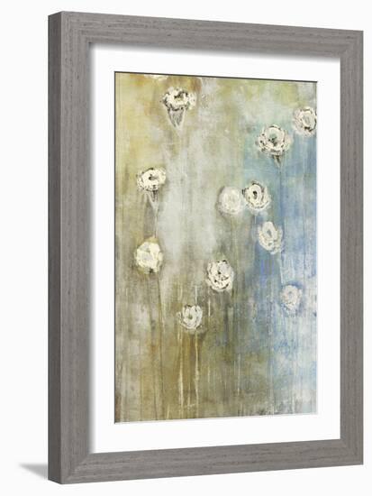 Floral Blues 1-Maeve Harris-Framed Giclee Print