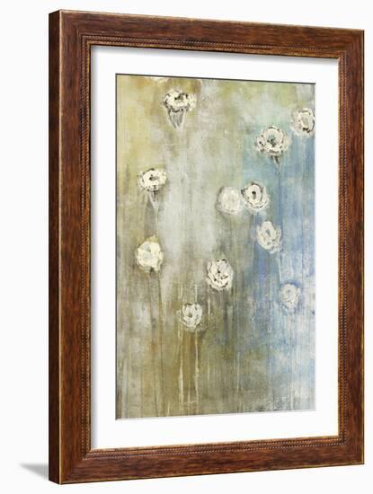 Floral Blues 1-Maeve Harris-Framed Giclee Print