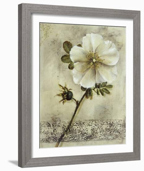 Floral Blush I-Carney-Framed Giclee Print