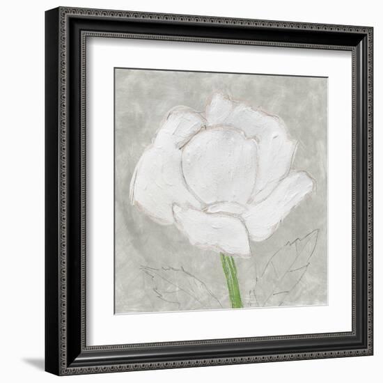 Floral Calm - Peaceful-Belle Poesia-Framed Giclee Print