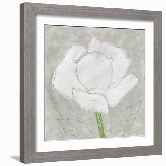 Floral Calm - Peaceful-Belle Poesia-Framed Giclee Print