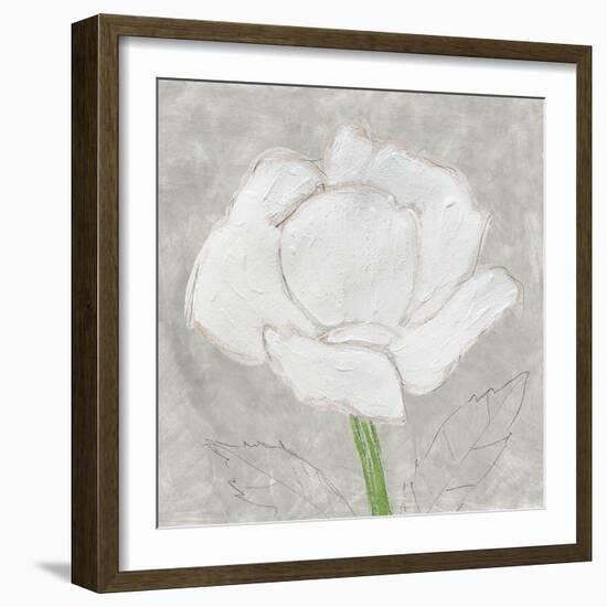 Floral Calm - Peaceful-Belle Poesia-Framed Giclee Print