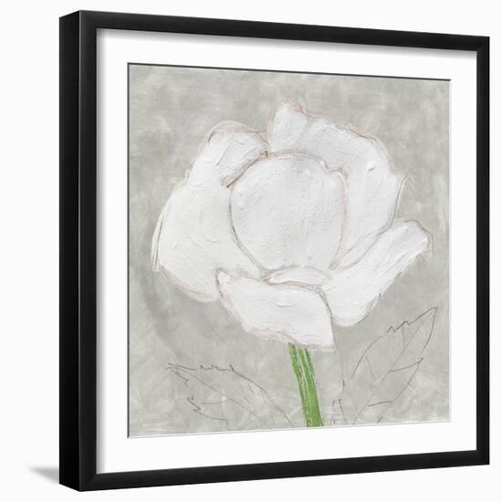 Floral Calm - Peaceful-Belle Poesia-Framed Giclee Print