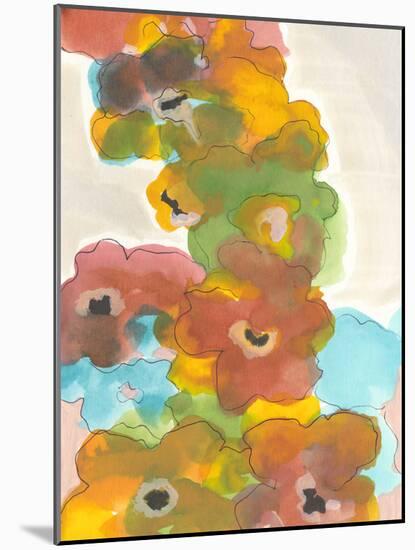 Floral Cascade I-Jodi Fuchs-Mounted Art Print