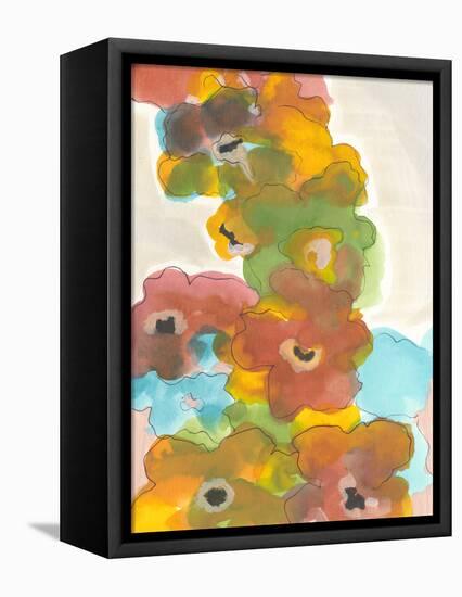 Floral Cascade I-Jodi Fuchs-Framed Stretched Canvas