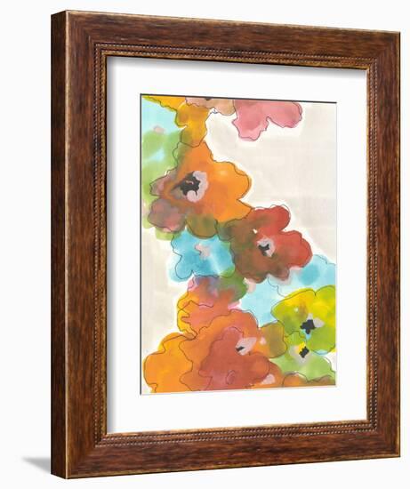 Floral Cascade II-Jodi Fuchs-Framed Art Print