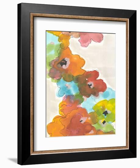 Floral Cascade II-Jodi Fuchs-Framed Art Print