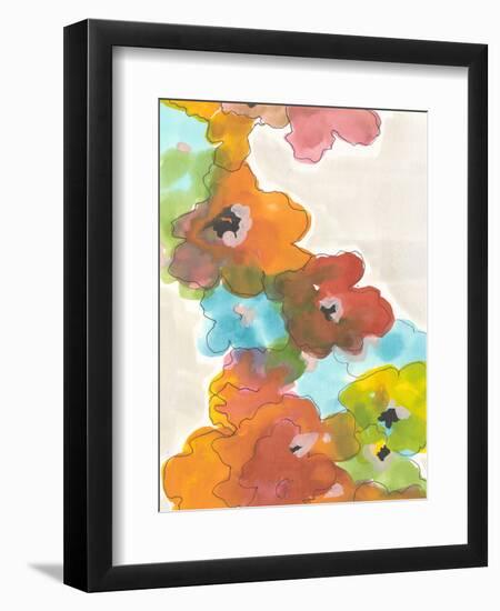 Floral Cascade II-Jodi Fuchs-Framed Art Print