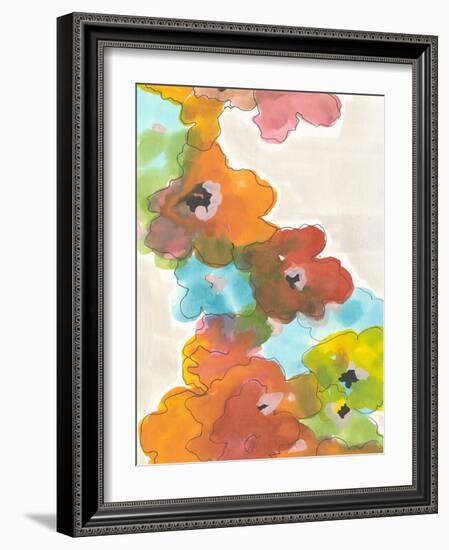 Floral Cascade II-Jodi Fuchs-Framed Art Print