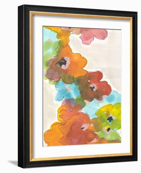 Floral Cascade II-Jodi Fuchs-Framed Art Print