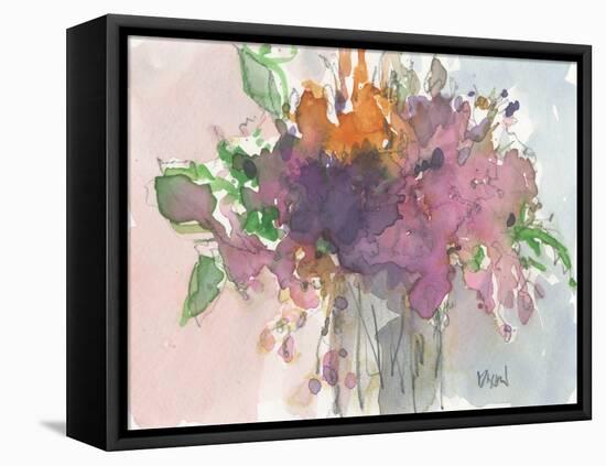 Floral Charm II-Samuel Dixon-Framed Stretched Canvas