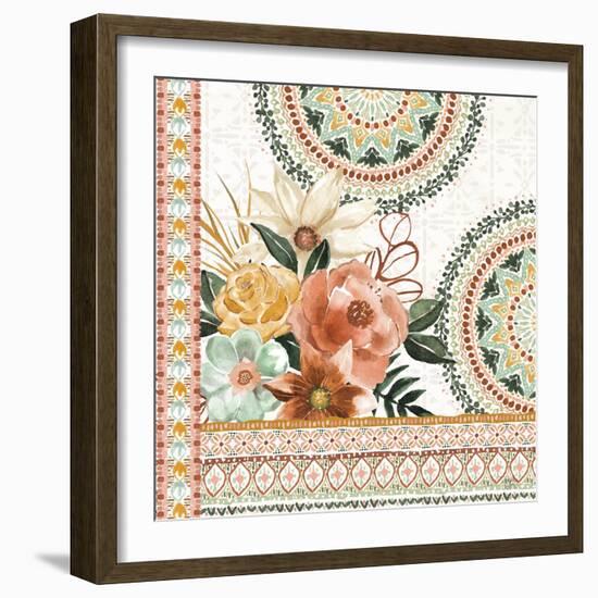 Floral Chic II-Dina June-Framed Art Print