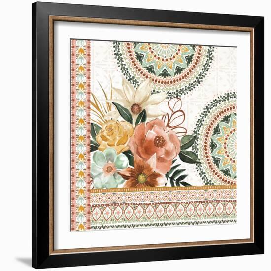 Floral Chic II-Dina June-Framed Art Print