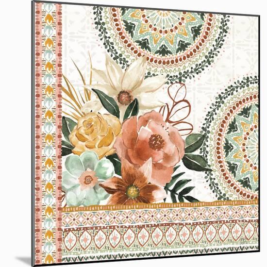 Floral Chic II-Dina June-Mounted Art Print