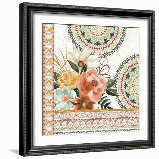 Floral Chic II-Dina June-Framed Art Print