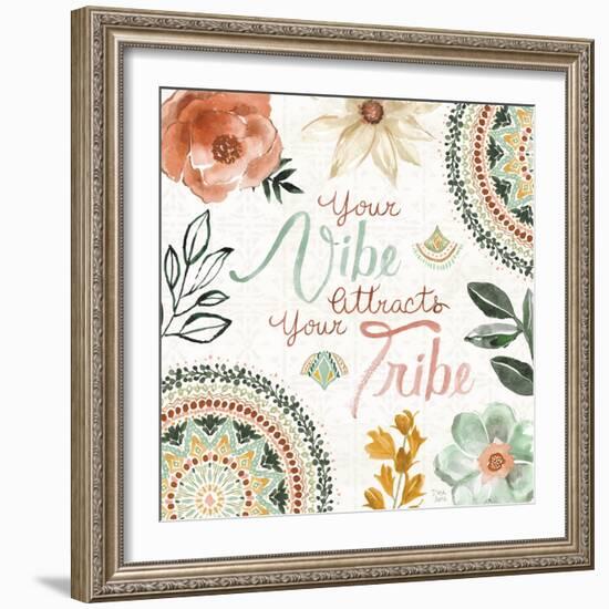 Floral Chic VII-Dina June-Framed Art Print