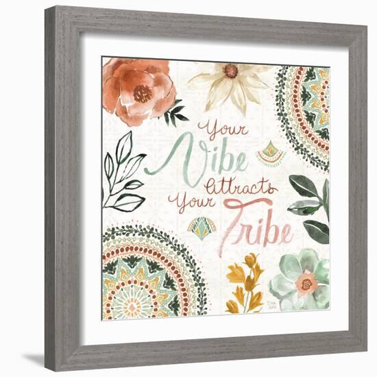 Floral Chic VII-Dina June-Framed Art Print