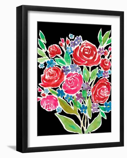 Floral Choir Bouquet-Regina Moore-Framed Art Print