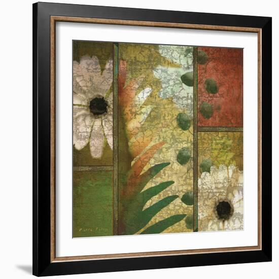 Floral Collage I-Pierre Fortin-Framed Art Print