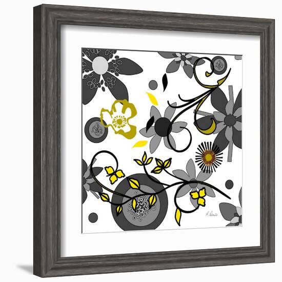 Floral Collision-Ruth Palmer-Framed Art Print