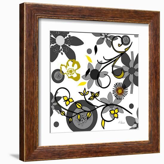 Floral Collision-Ruth Palmer-Framed Art Print