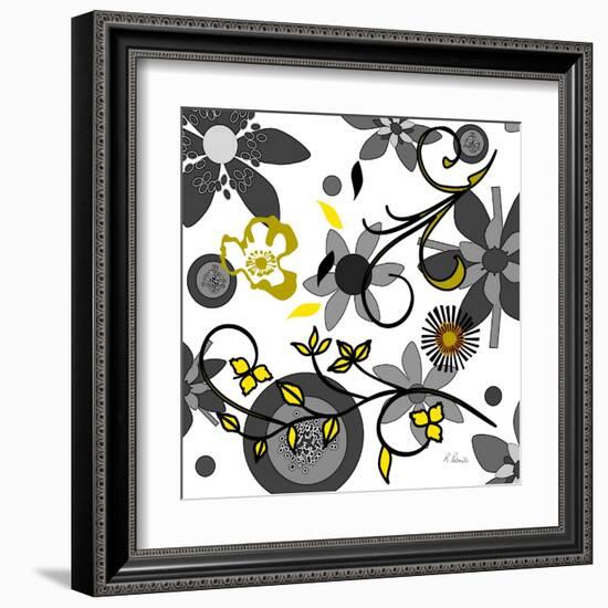 Floral Collision-Ruth Palmer-Framed Art Print