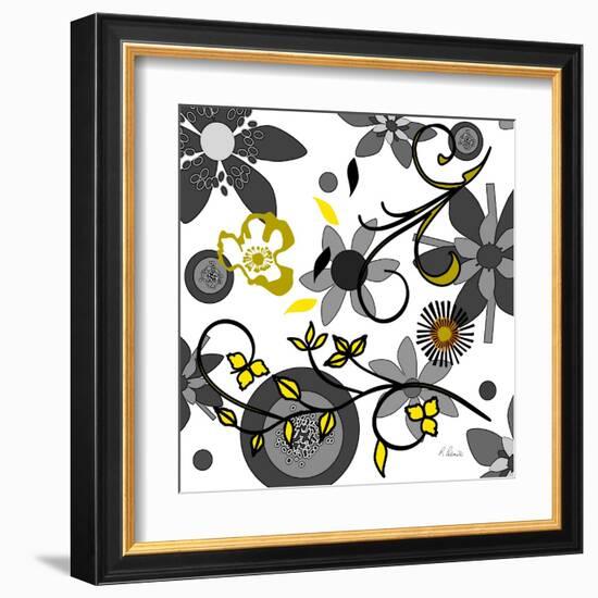 Floral Collision-Ruth Palmer-Framed Art Print