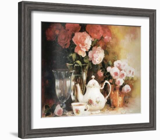 Floral Composition-Lise Auger-Framed Art Print