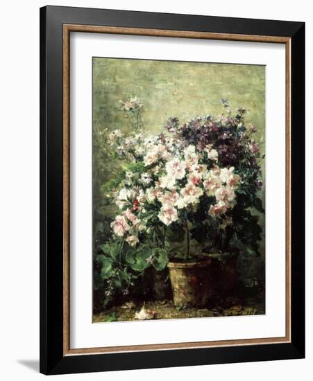 Floral Composition-Hubert Bellis-Framed Giclee Print