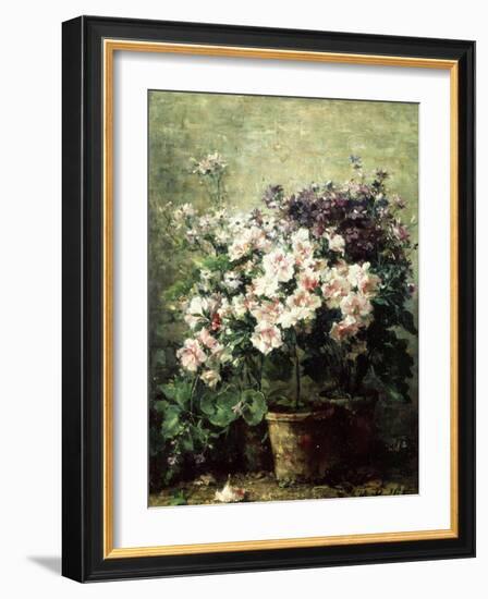 Floral Composition-Hubert Bellis-Framed Giclee Print