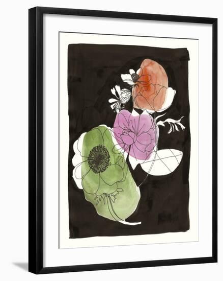 Floral Contour I-Katrien Soeffers-Framed Giclee Print