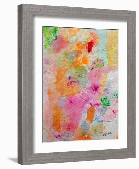 Floral Crackle-Ruth Palmer-Framed Art Print