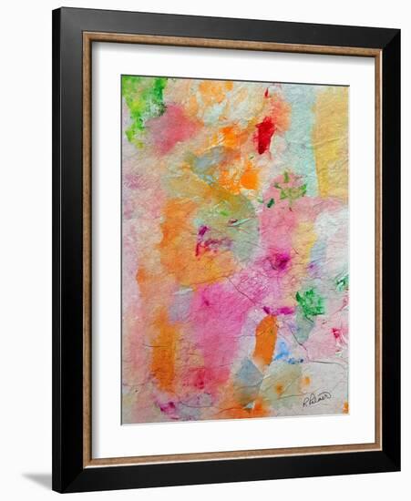 Floral Crackle-Ruth Palmer-Framed Art Print