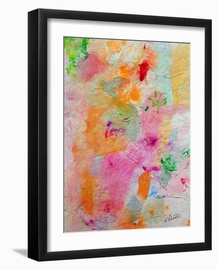 Floral Crackle-Ruth Palmer-Framed Art Print