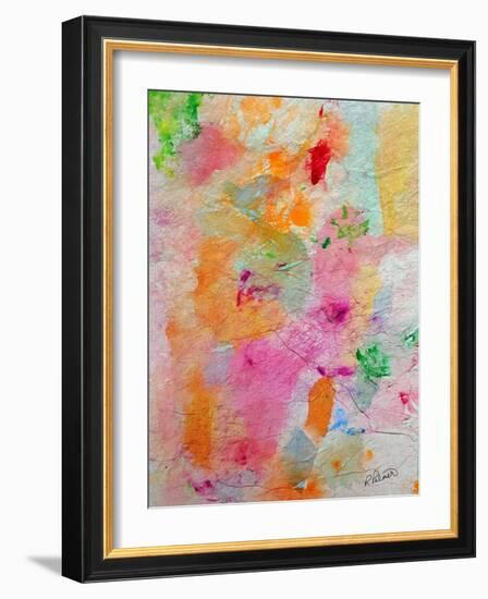 Floral Crackle-Ruth Palmer-Framed Art Print