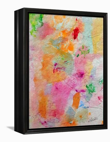 Floral Crackle-Ruth Palmer-Framed Stretched Canvas