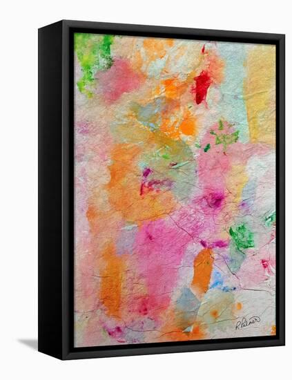 Floral Crackle-Ruth Palmer-Framed Stretched Canvas