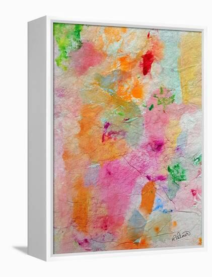 Floral Crackle-Ruth Palmer-Framed Stretched Canvas