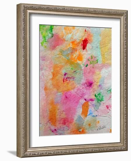 Floral Crackle-Ruth Palmer-Framed Art Print