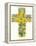 Floral Cross I, 1998-Linda Benton-Framed Premier Image Canvas