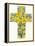 Floral Cross I, 1998-Linda Benton-Framed Premier Image Canvas