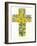 Floral Cross I, 1998-Linda Benton-Framed Giclee Print