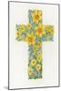 Floral Cross II, 2000-Linda Benton-Mounted Giclee Print