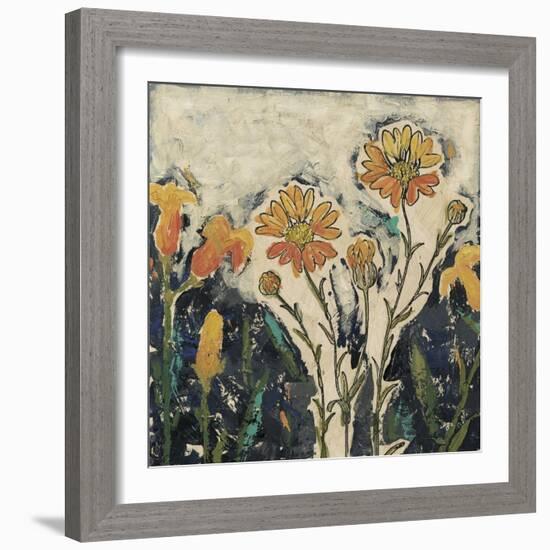 Floral Cutout II-Megan Meagher-Framed Art Print