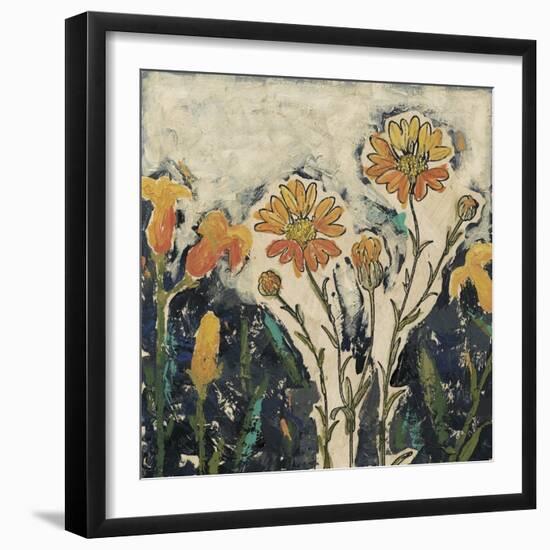 Floral Cutout II-Megan Meagher-Framed Art Print