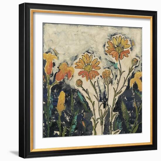 Floral Cutout II-Megan Meagher-Framed Art Print
