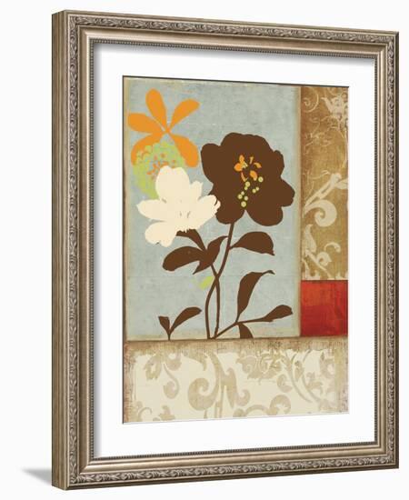 Floral Damask I-Andrew Michaels-Framed Art Print